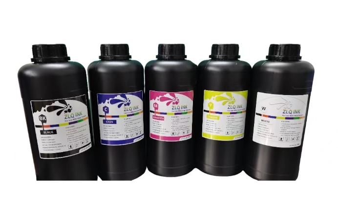 UV Dtf C/M/Y/K/W/V Crystal Labeling Ink 1Kg For UV DTF Printer