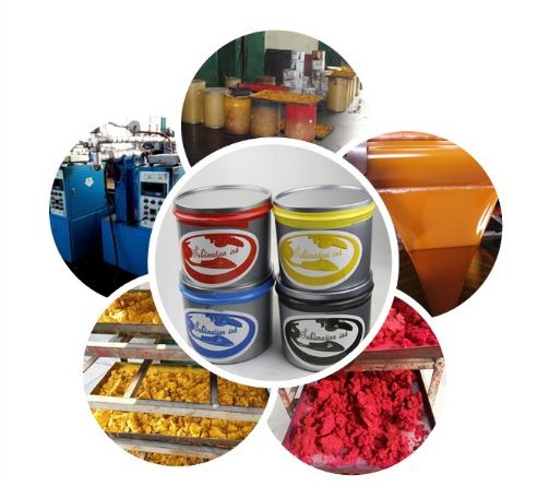 Application of offset thermal transfer ink